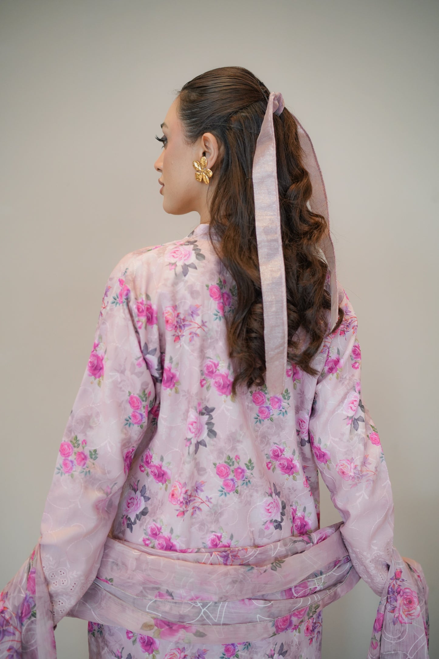 PINK BLUSH EMBROIDERED 3 PCS LAWN SET (S-12235)