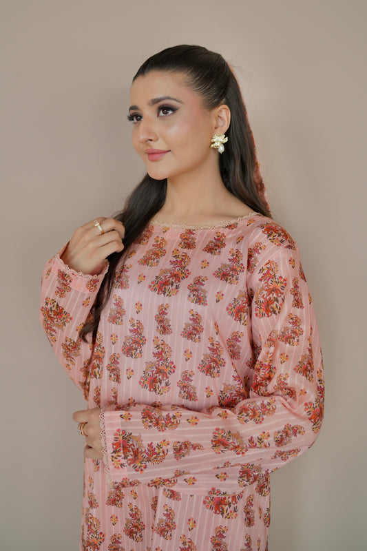 PINK DRIFT LAWN 2 PCS LAWN SET (S-12275)