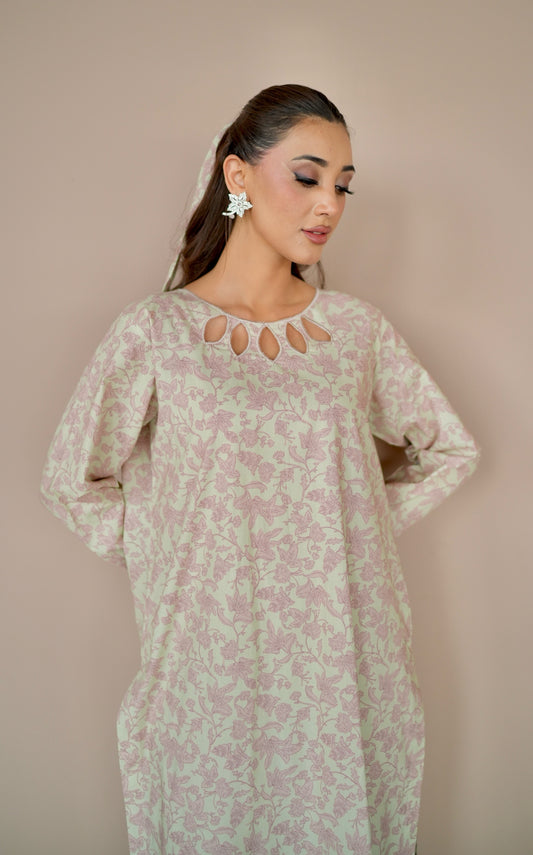 PISTACHIO GLOW LAWN 2 PCS LAWN SET (S-12285)