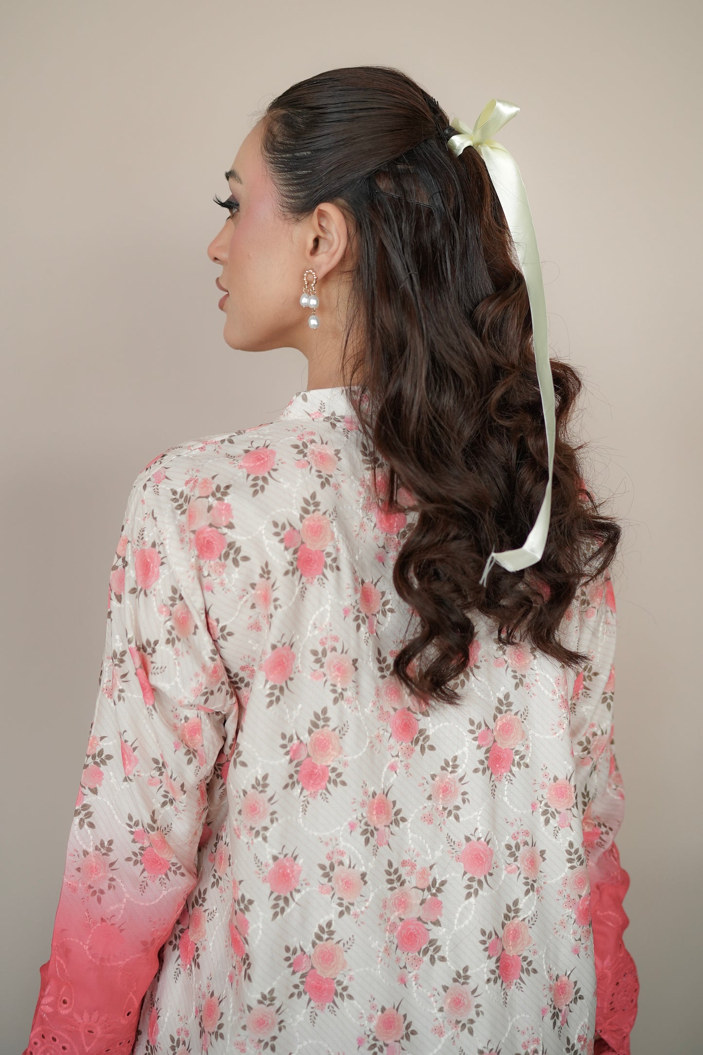 PEACH BLOSSOM EMBROIDERED 3 PCS LAWN SET (S-12225)